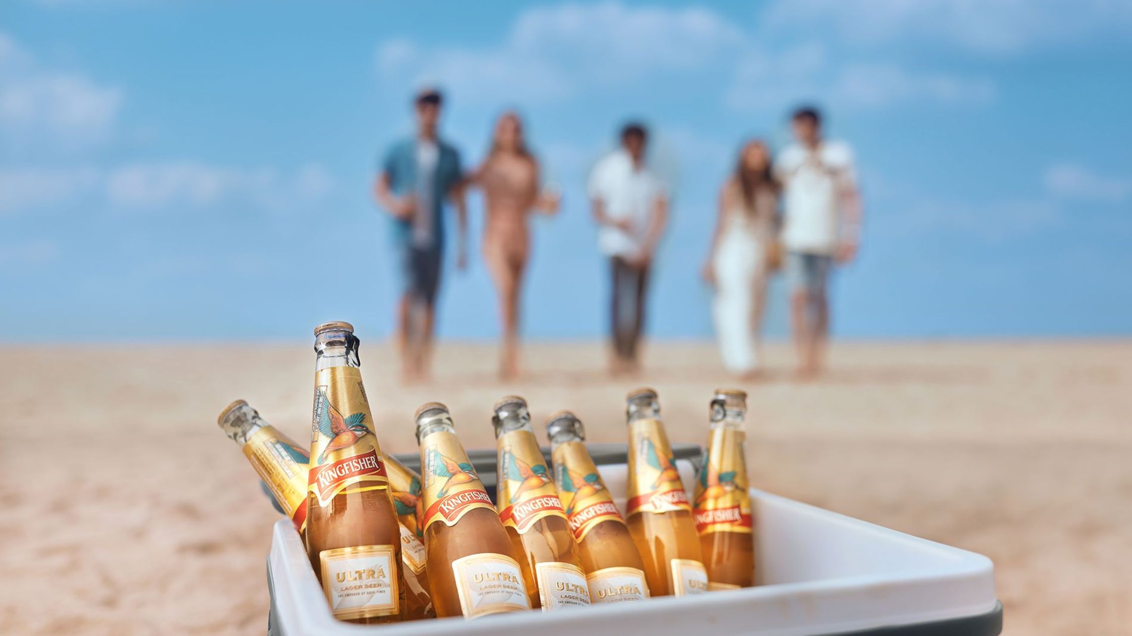 Kingfisher premium ultra beer 
